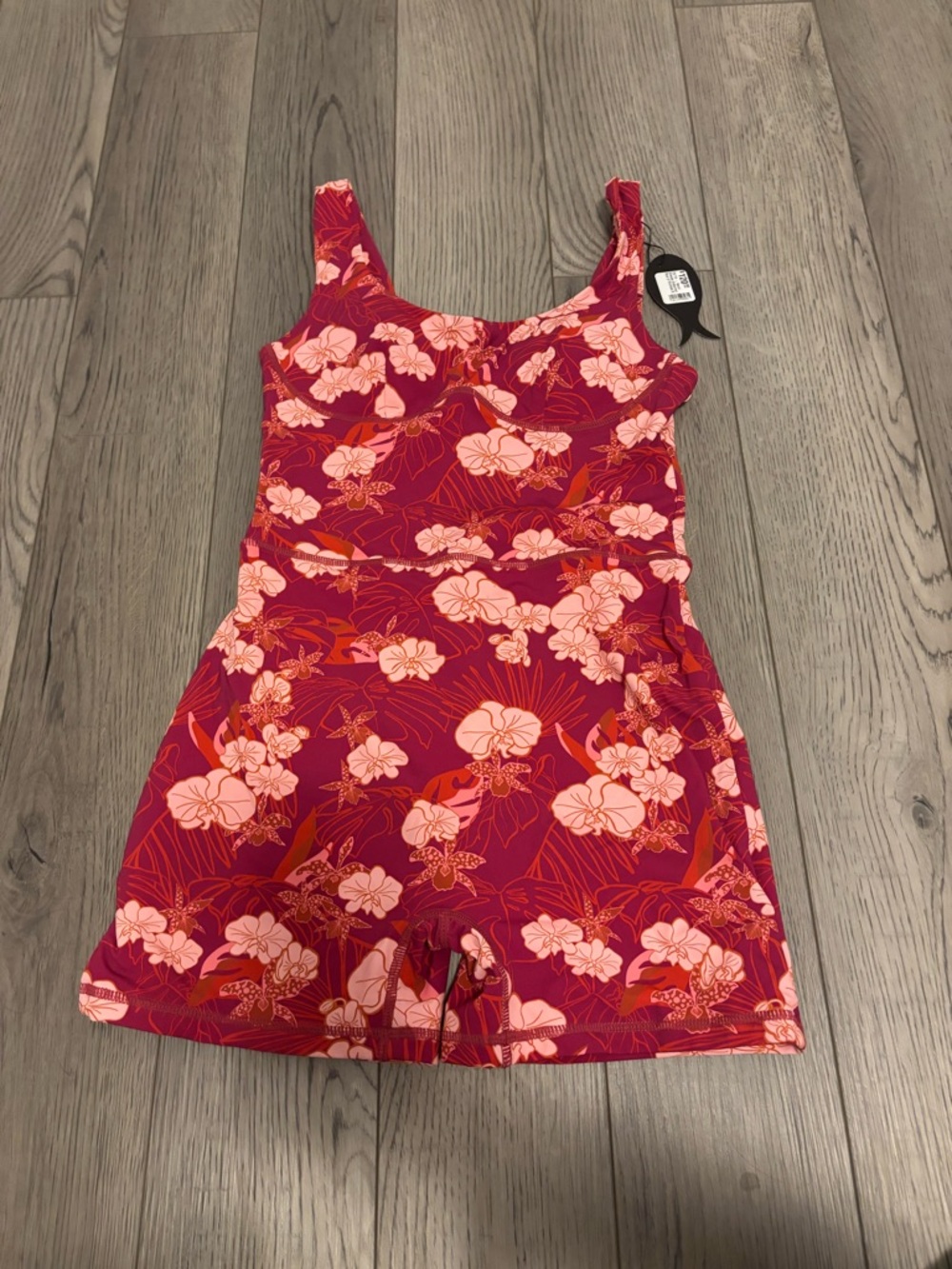 New Fighting eel red floral workout suit